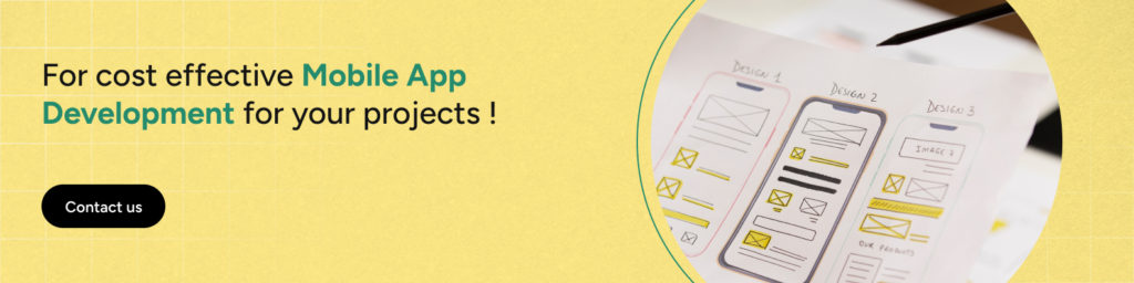 Mobile app development cost - CTA