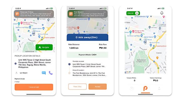 PeekUp Driver Ride Hailing Apps
