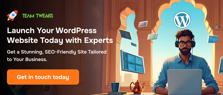 Best wordpress website development company - CTA