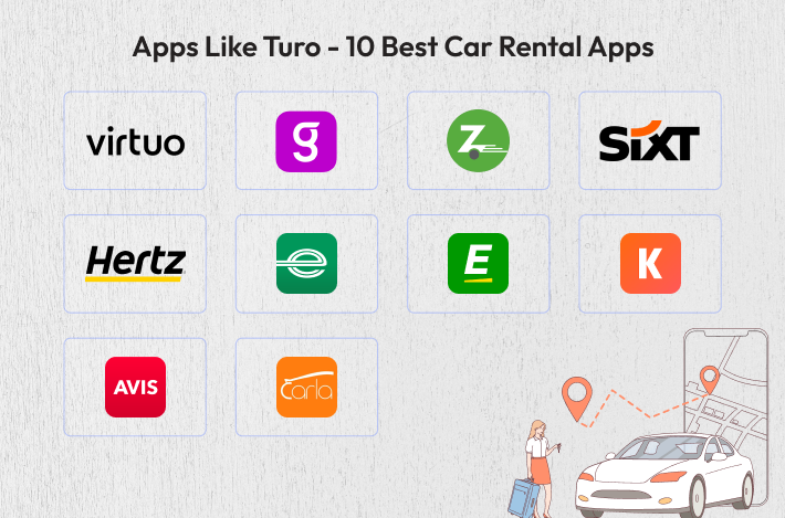 top 10 best app like Turo 