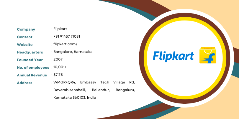Flipkart Startup Companies in Bangalore
