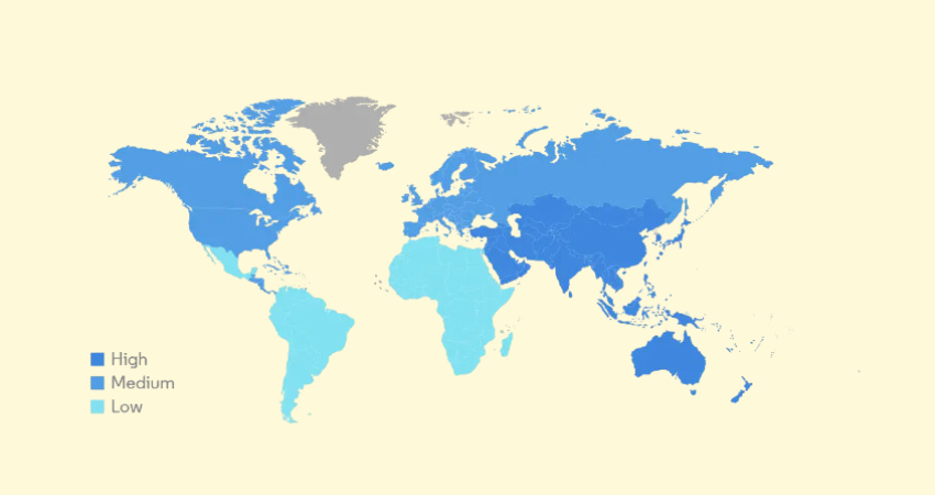 Worldwide Ride hailing apps