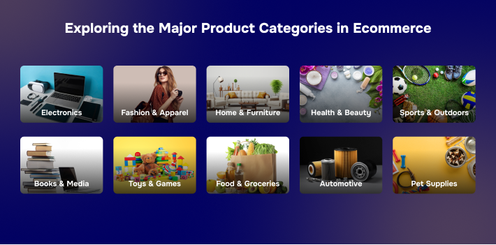 major product categories