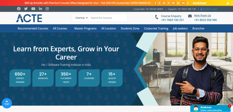 Best Software Training Institutes in Chennai India