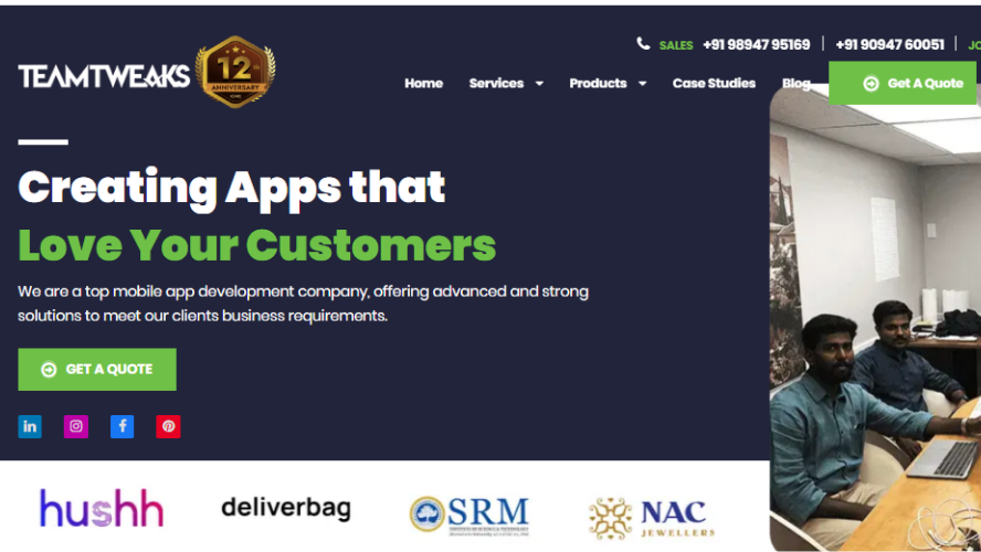 Team Tweaks - Custom Software Development Company